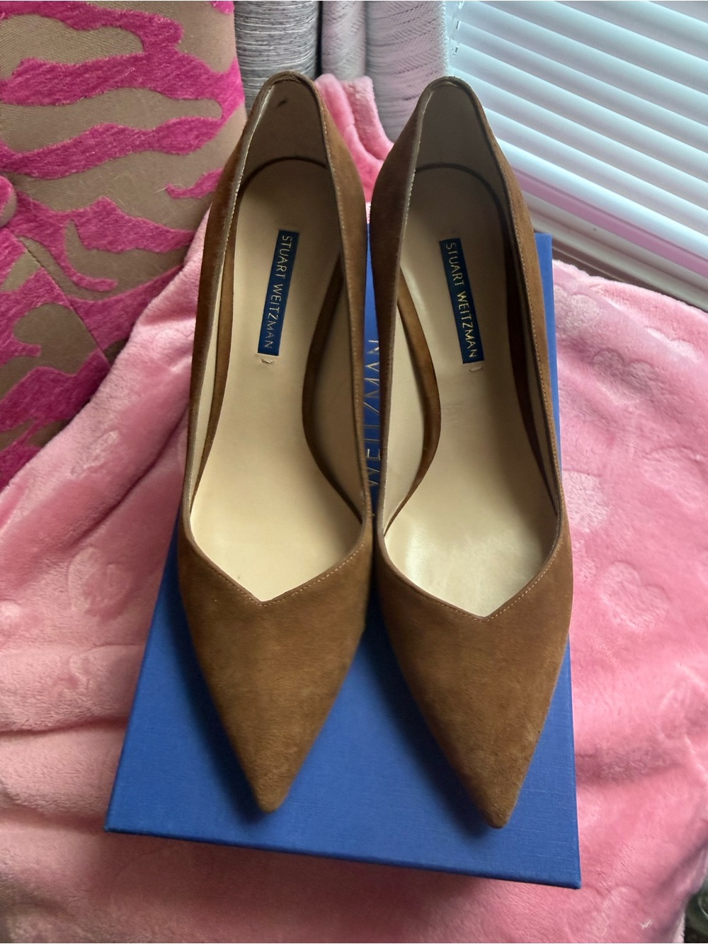 Stuart Weitzman Suede Pump 8.5